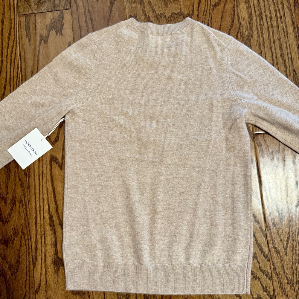 NORDSTROM 100% Cashmere Crewneck Sweater NWT - Picture 7 of 11